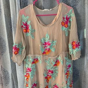 Soft Sur. Embroidered Tunic & Tank